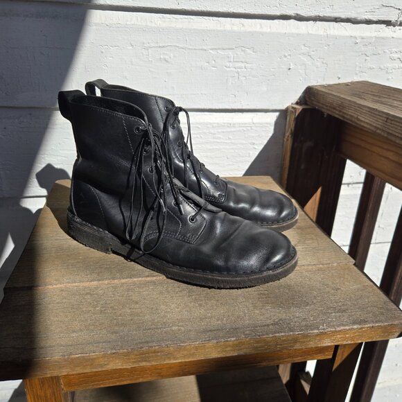 Clarks Desert Mali Black Boots Sz 10 main image 5